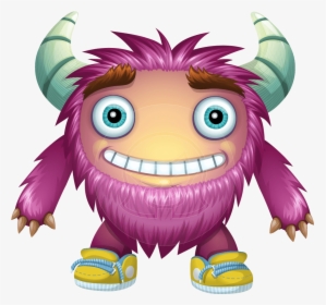 Furry Monster Cartoon Vector Character Aka Monster - Cartoon, HD Png Download, Transparent PNG