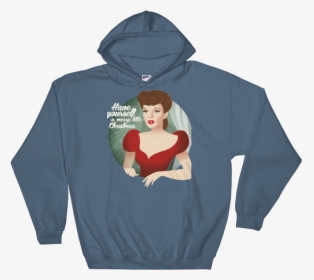 Christmas Garland Hoodie Swish Embassy   Class - Movie Inspired Hoodies, HD Png Download, Transparent PNG