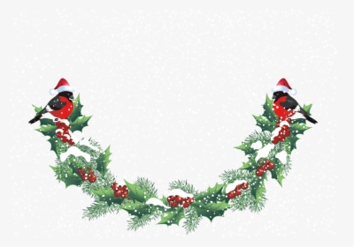 Free Pine And Holly Garland Clipart, HD Png Download, Transparent PNG