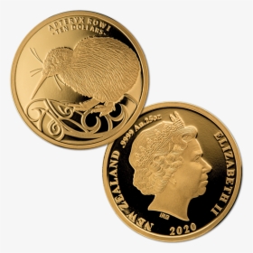 2020 Kiwi 1 4oz Gold Proof Coin, HD Png Download, Transparent PNG