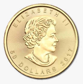Blank Gold Coin Png - Canadian Gold Maple Leaf, Transparent Png, Transparent PNG