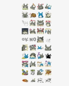 My Neighbor Totoro - Line Totoro Stickers, HD Png Download, Transparent PNG