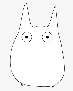 White Totoro Png , Png Download - Cartoon, Transparent Png, Transparent PNG