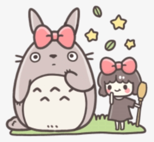 Totoro Myneighbortotoro My Neighbor Kiki Kikisdeliverys - Studio Ghibli Totoro Kawaii, HD Png Download, Transparent PNG