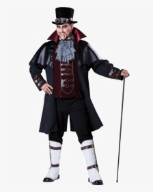 Mens Steampunk Vampire Plus Size Costume - Steampunk Costume, HD Png Download, Transparent PNG