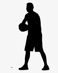 Transparent Basketball Silhouette Png, Png Download, Transparent PNG