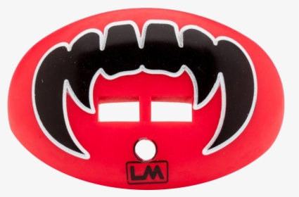 Loudmouthguards Vampire Fangs Falcon Red Black 850867006222 - Emblem, HD Png Download, Transparent PNG
