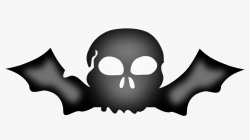Skull With Crossbones With Wings, HD Png Download, Transparent PNG