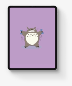 Totoro Dumbbell - Cartoon, HD Png Download, Transparent PNG