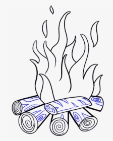 Fire Place Easy Drawing, HD Png Download, Transparent PNG