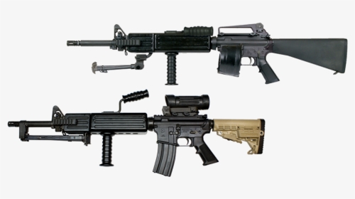 M16a2 Airsoft - Colt Light Support Weapon, HD Png Download, Transparent PNG