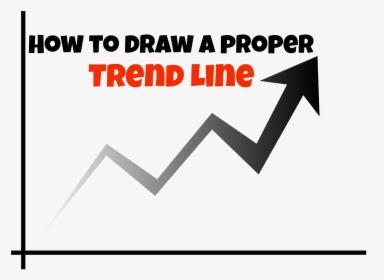 How To Draw A Trend Line - Trendline Drawing, HD Png Download, Transparent PNG