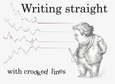 Writing Straight With Crooked Lines - Sketch, HD Png Download, Transparent PNG