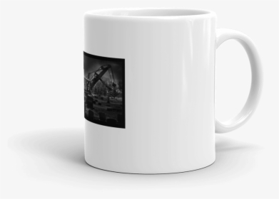 L Cc Steam Shovel In Cemetery Mug Coffee - Coffee Cup, HD Png Download, Transparent PNG