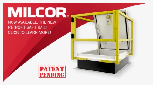 Milcor Saf T Rail Banner - Machine, HD Png Download, Transparent PNG