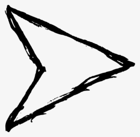 Twig Drawing Arrow - Arrow Draw Png, Transparent Png, Transparent PNG