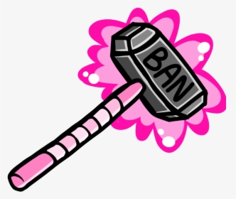 Banned Hammer Png Clipart Free Library - Transparent Png Emoji Discord, Png Download, Transparent PNG