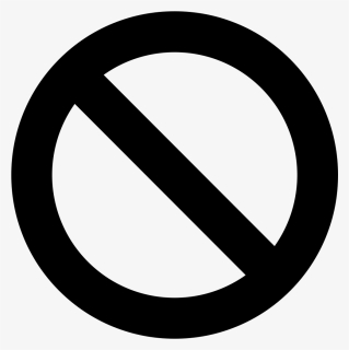 Blocked Forbidden Denied Banned - Reject Icon Png, Transparent Png, Transparent PNG