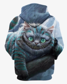 Cheshire Cat Alice In Wonderland 3d Hoodie - Alice In Wonderland Characters Cheshire Cat, HD Png Download, Transparent PNG