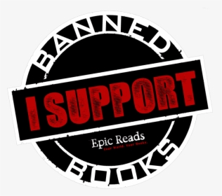 Epic Reads Celebrates Banned Books Week Clipart Black - Label, HD Png Download, Transparent PNG