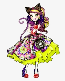 Cheshire Cat Ever After High Doll Drawing Alice S Adventures - Ever After High Way Too Wonderland Kitty Cheshire, HD Png Download, Transparent PNG