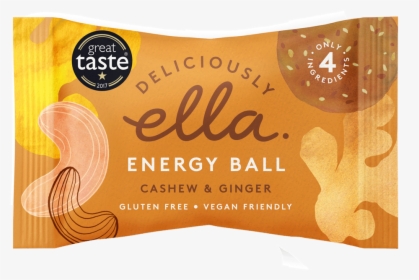 Deliciously Ella Energy Ball 12x40g - Chocolate, HD Png Download, Transparent PNG