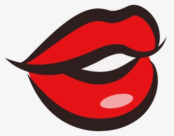 Kissing Lips At Getdrawings - Lip Clipart Transparent Background, HD Png Download, Transparent PNG