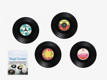 Vinyl Record Coasters, Set Of 4 Thumbnails - Phonograph Record, HD Png Download, Transparent PNG