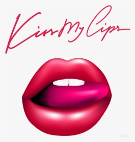 Kiss72a Print - Lip With Finger Png, Transparent Png, Transparent PNG