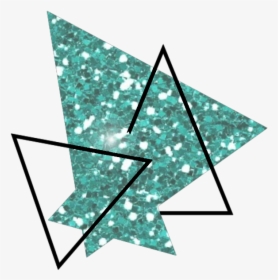 Kpop Geometric Geometry Glitter Green Triangles - Kpop Geometric, HD Png Download, Transparent PNG