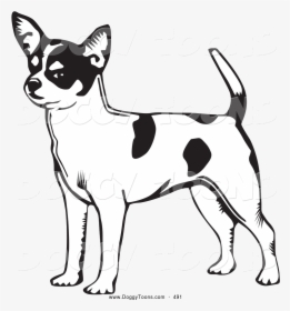 Dog Chihuahua Coloring Pages Bing Images Patterns Transparent - Dog Black & White, HD Png Download, Transparent PNG