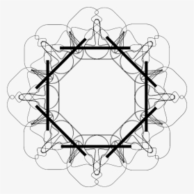 Geometric Motif 3 Outline Svg Clip Arts - Rub El Hizb, HD Png Download, Transparent PNG