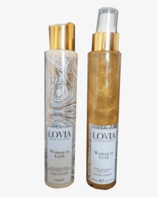 Kit Crema Y Splash Shimmer Lovia Destellos Dorados - Perfume, HD Png Download, Transparent PNG