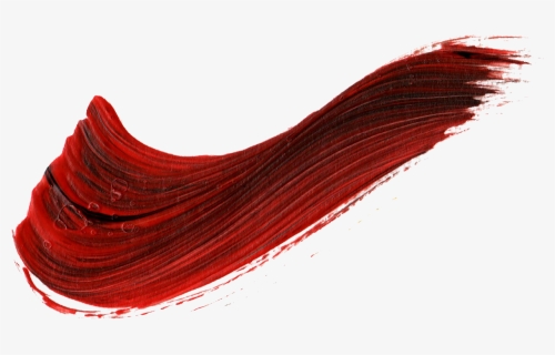 Paint Stroke Png - Brush Strokes Red Png, Transparent Png, Transparent PNG