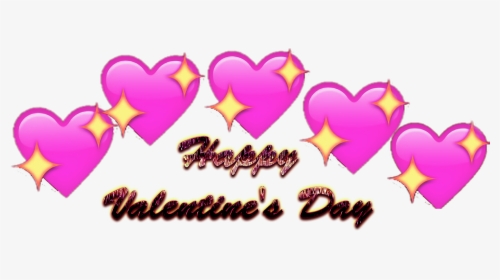 Transparent Valentines Day Clipart Border - Emoji Hearts Transparent Png, Png Download, Transparent PNG