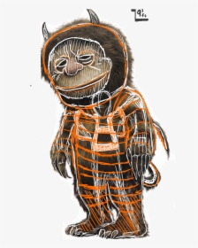 Where The Wild Things Are Drawing Youtube - Carol Where The Wild Things Are Book, HD Png Download, Transparent PNG
