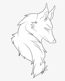 Wolf Face Drawing - Illustration, HD Png Download, Transparent PNG