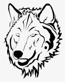 Wolf Clipart Face Collection Transparent Png - Coloring Book, Png Download, Transparent PNG