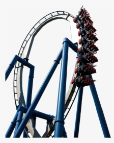 Amusement Ride,amusement Park,roller Structure,tourist - Roller Coaster Six Flags Png, Transparent Png, Transparent PNG