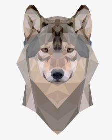 Vector Triangles Wolf - Wolf Geometric Png, Transparent Png, Transparent PNG