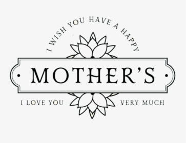 Mother’s Day Png Transparent Images - Line Art, Png Download, Transparent PNG