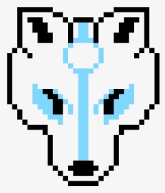Wolf Head Pixel Art, HD Png Download, Transparent PNG