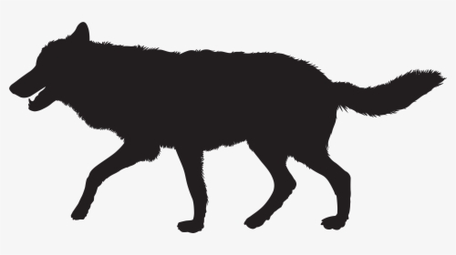 Gray Wolf Silhouette Clip Art - Wolf Silhouette Png, Transparent Png, Transparent PNG