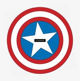 Captain America Logo Round Clipart , Png Download - Child In A Landscape (from Mcguire Scrapbook), Transparent Png, Transparent PNG