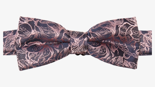 Pink/navy Presley Paisley Bowtie - Lace, HD Png Download, Transparent PNG