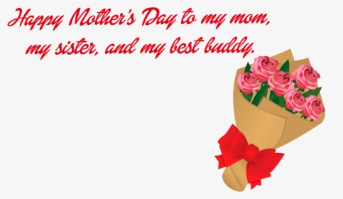 Mothers Day Png Transparent Image - Mothers Day Flower Bouquet Clipart, Png Download, Transparent PNG