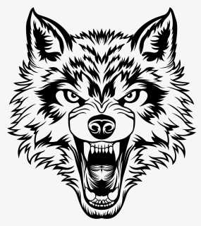Bold, Serious, Club Logo Design For Krav Maga Solution - Wolf Side Face Tattoo, HD Png Download, Transparent PNG