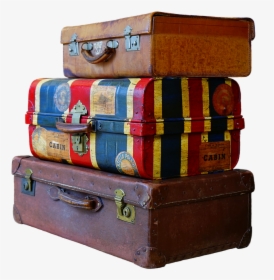 Luggage, Stack, Old, Antique - Old Travel Bag Png, Transparent Png, Transparent PNG