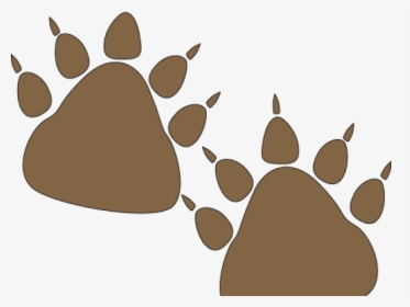 Claw Clipart Grizzly Bear Claw - Bear Paw Prints Clipart, HD Png Download, Transparent PNG