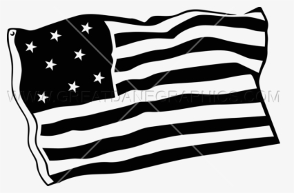 Flag,white,flag Of The United States,black And Art - Flag Of The United States, HD Png Download, Transparent PNG